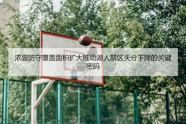 浓眉防守覆盖面积扩大推动湖人禁区失分下降的关键密码